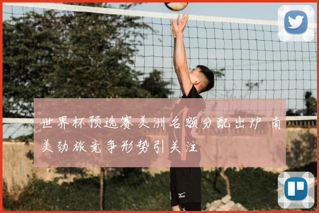 世界杯预选赛美洲名额分配出炉 南美劲旅竞争形势引关注